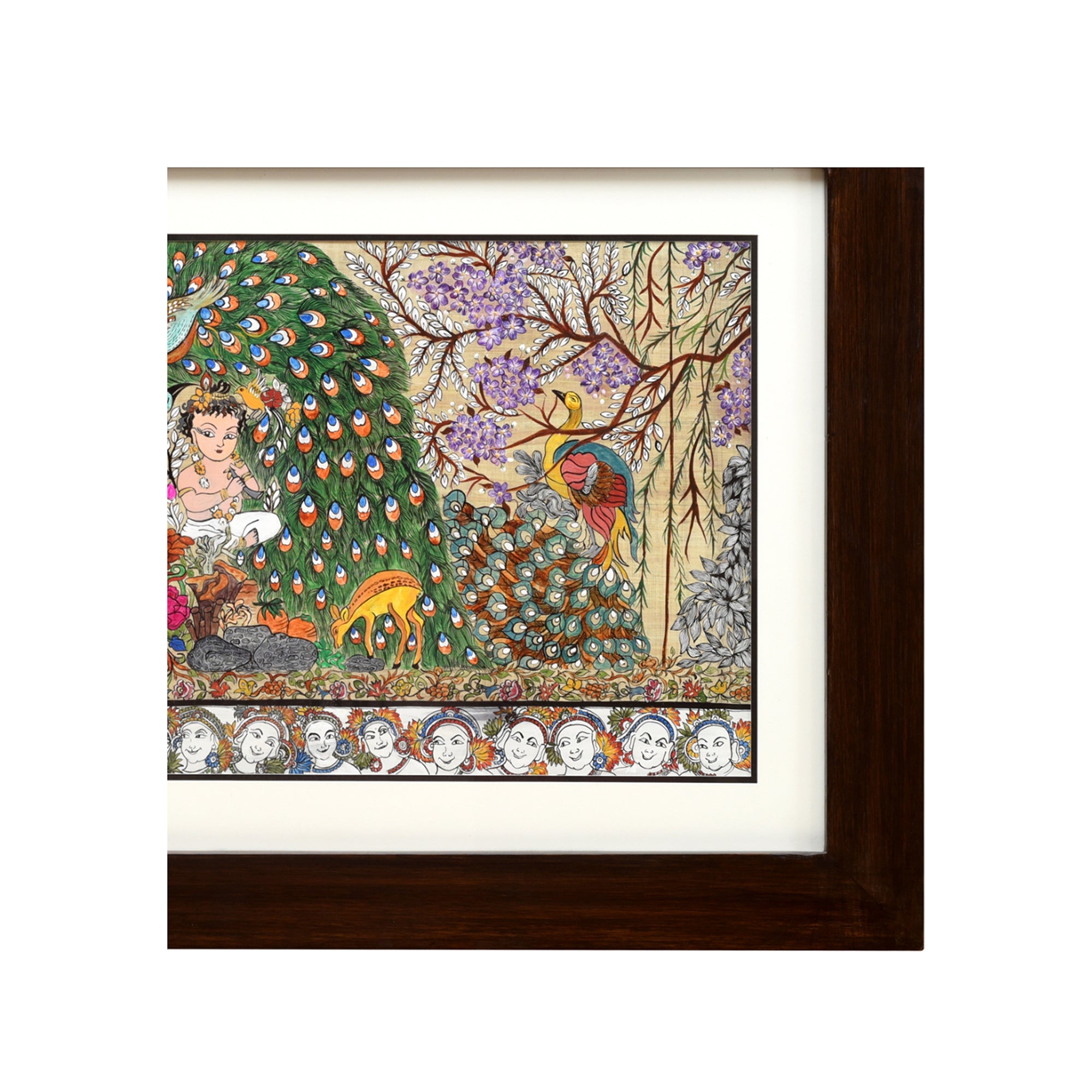 Handpainted Fusions - Pattachitra & Madhubani Painting (34x22)