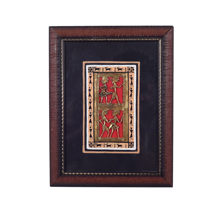 Handcrafted Dhokra Art Painting (10x0.5x13)