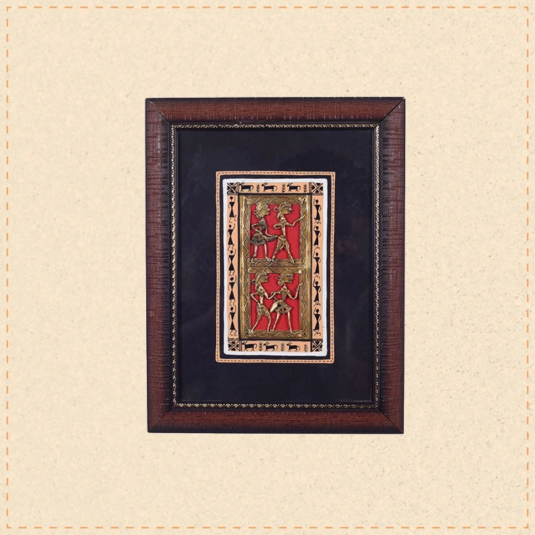 Handcrafted Dhokra Art Painting (10x0.5x13)