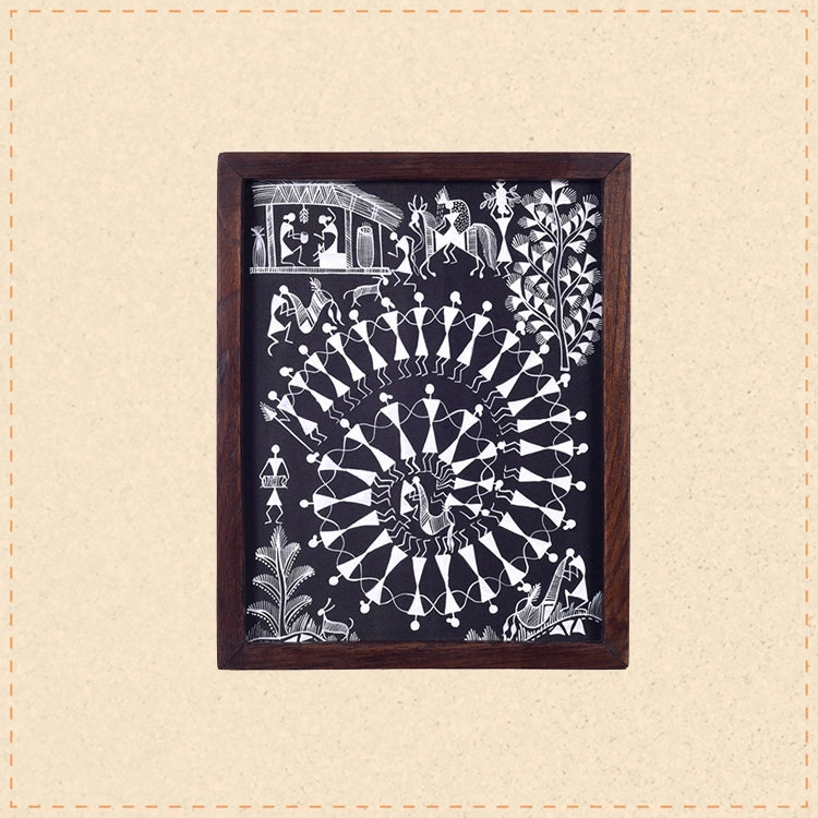 The Life Of Warli Painting  (8x0.5x10)