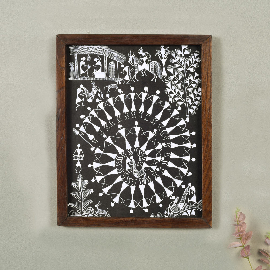 The Life Of Warli Painting  (8x0.5x10)