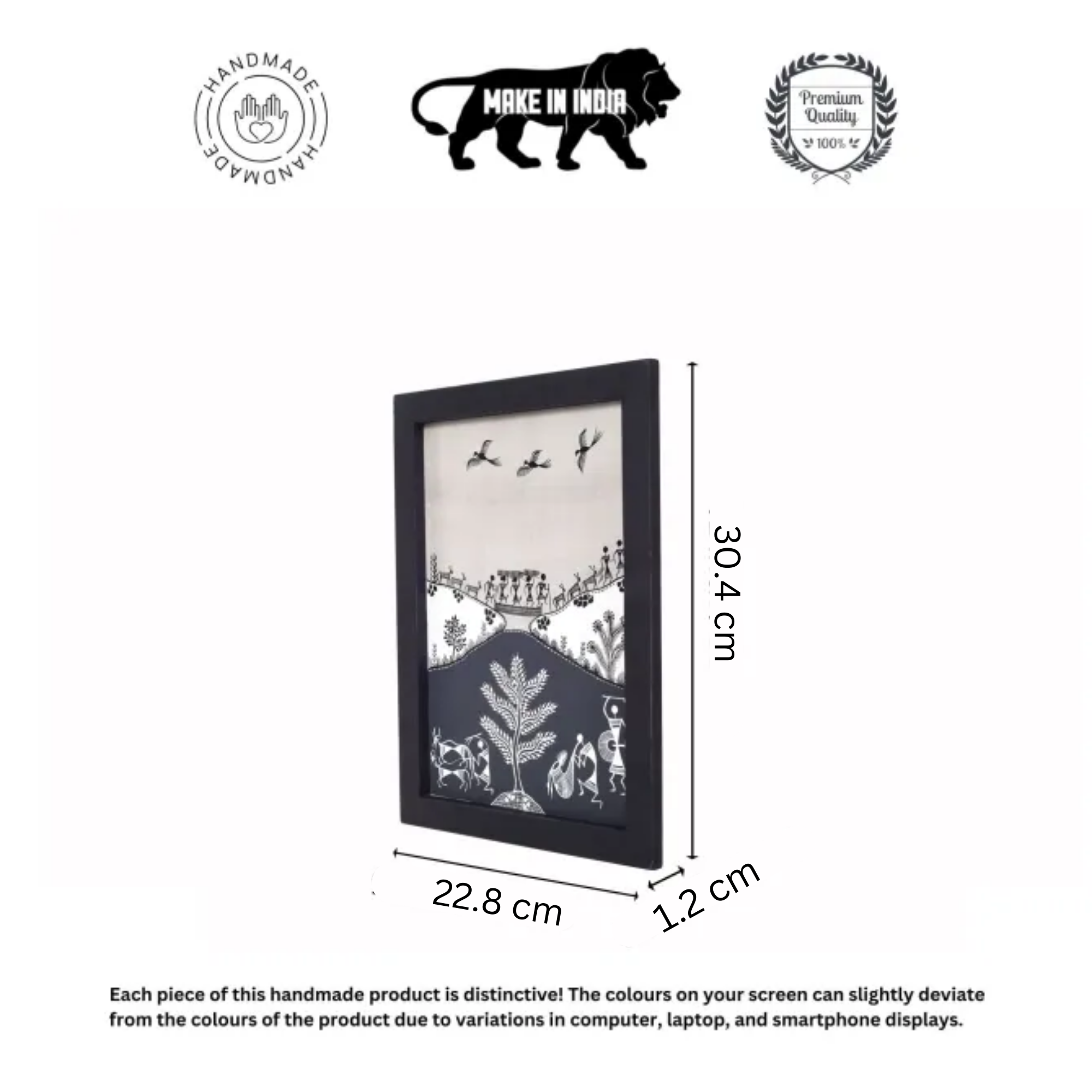 Harmonious Contrast Warli Painting