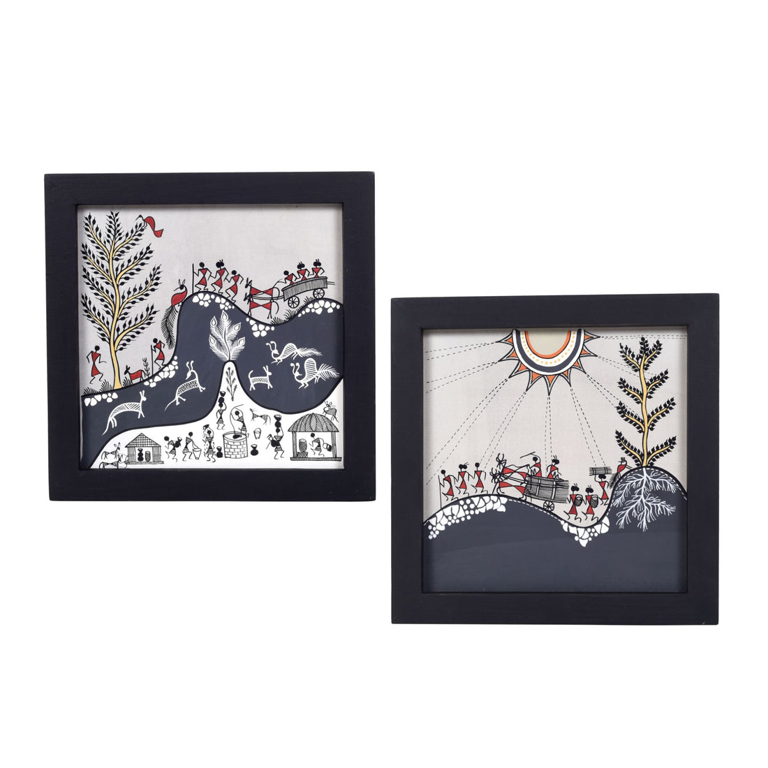 Ethereal Symmetry Warli Paintings S02