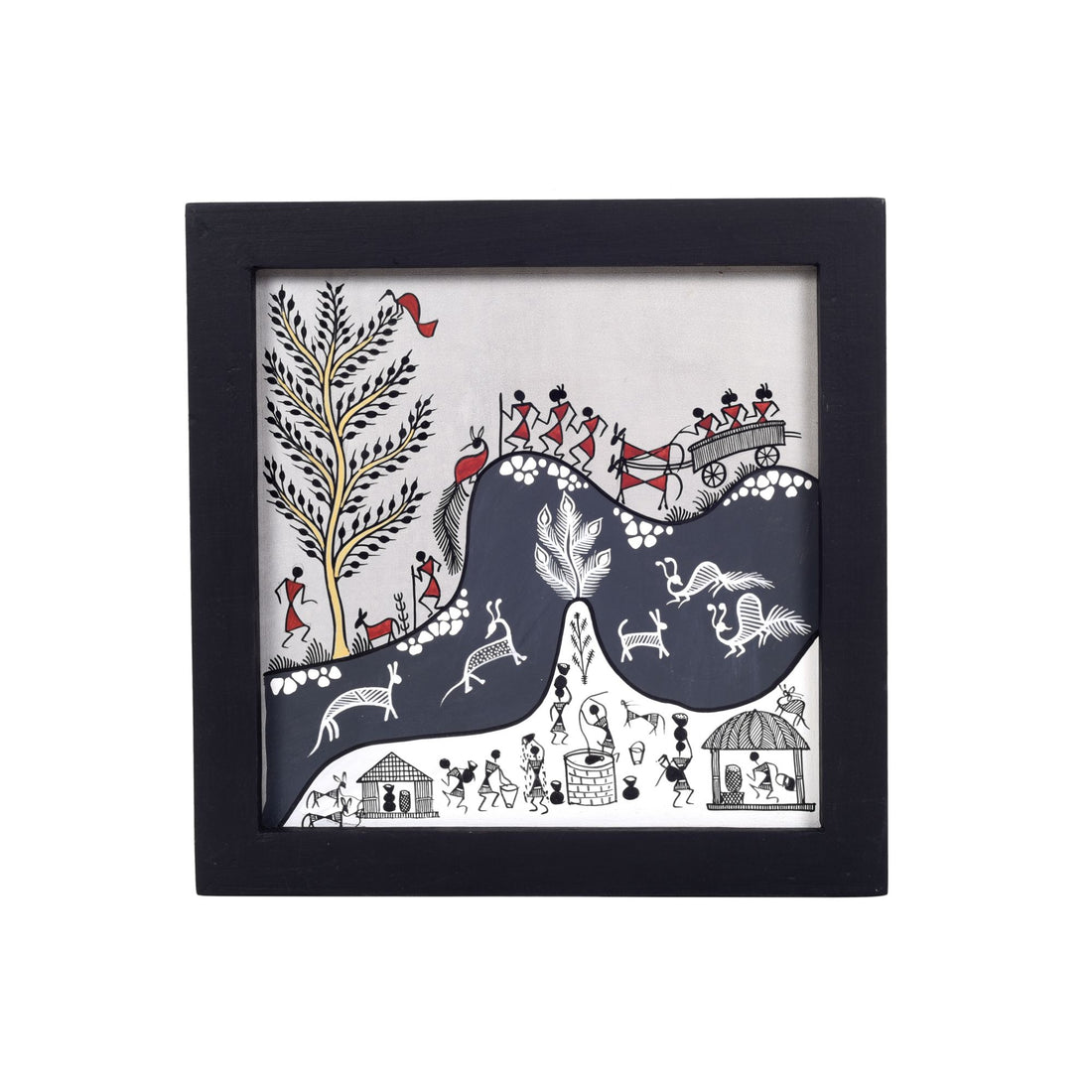 Tribal Elegance Warli Painting