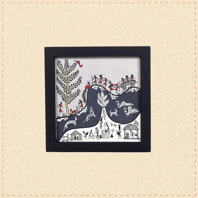 Tribal Elegance Warli Painting