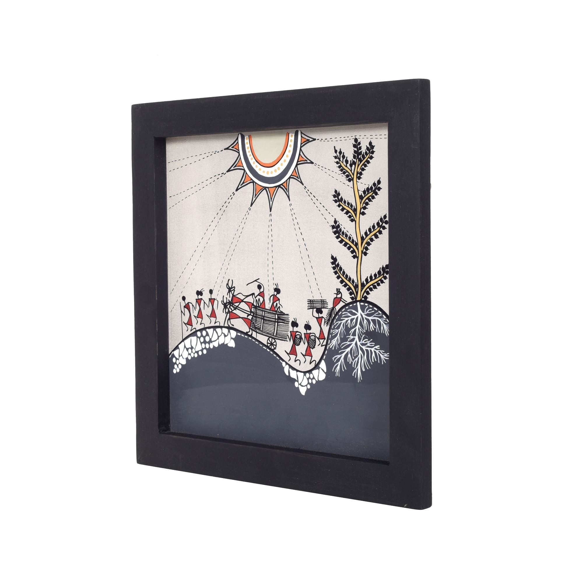 Serene Shadows Warli Painting