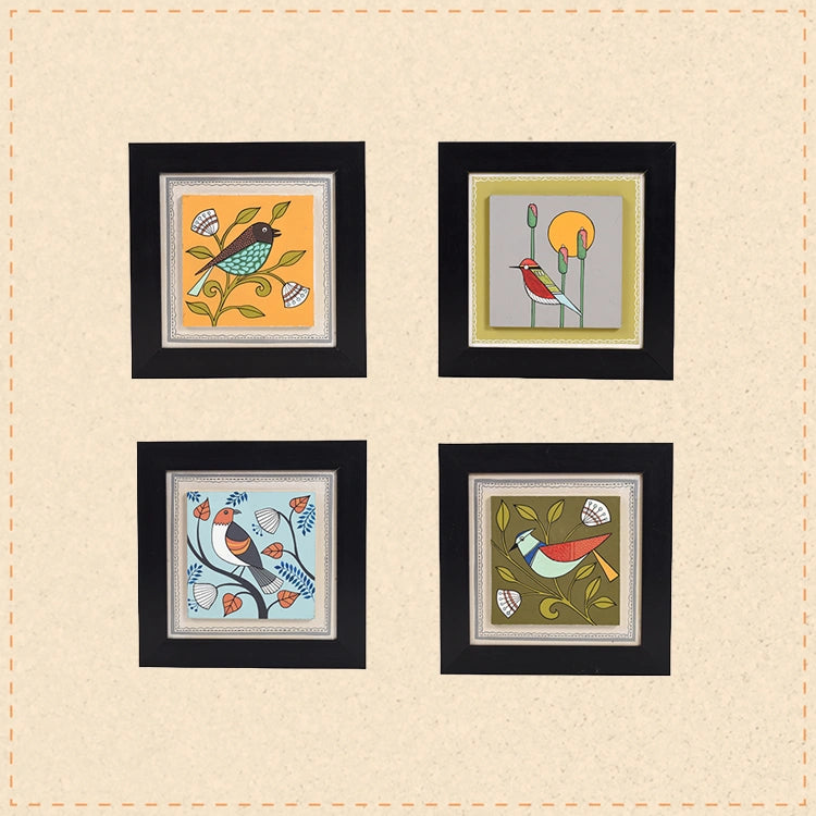 Quartet Winged Harmony S04 Paintings