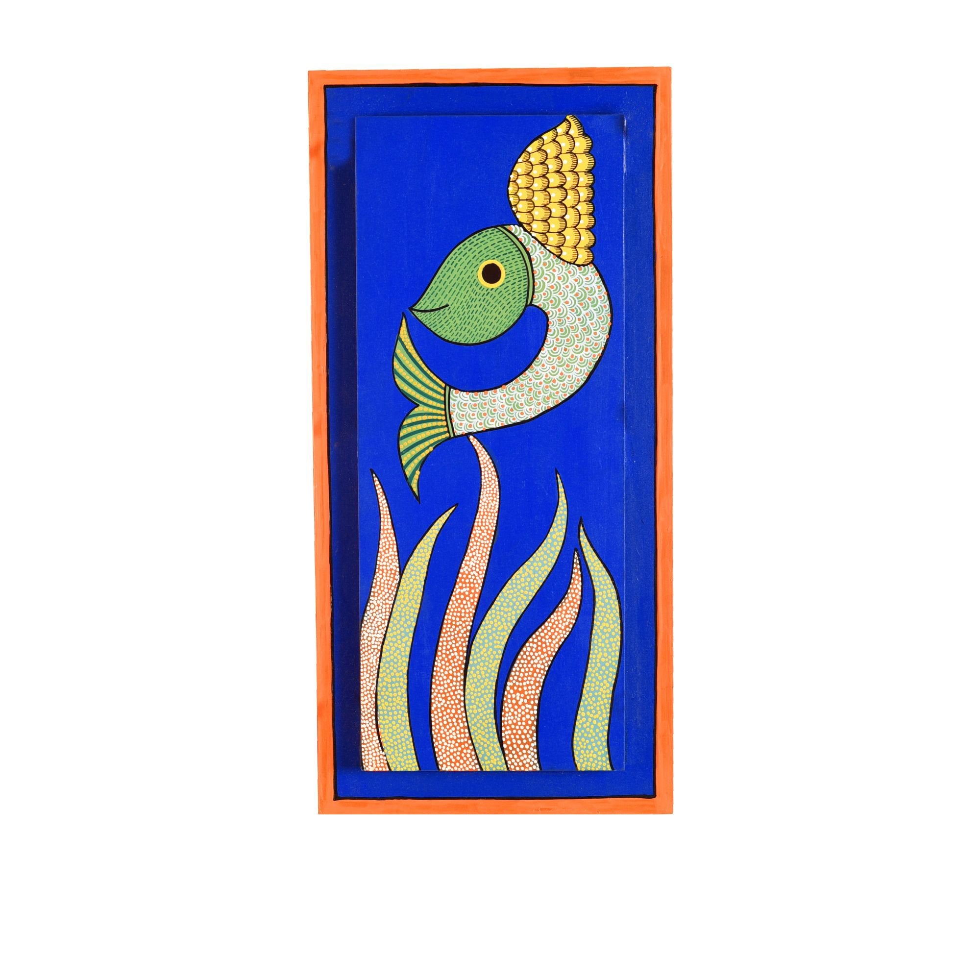 Something's Fishy Handcrafted Wall Decor Panel