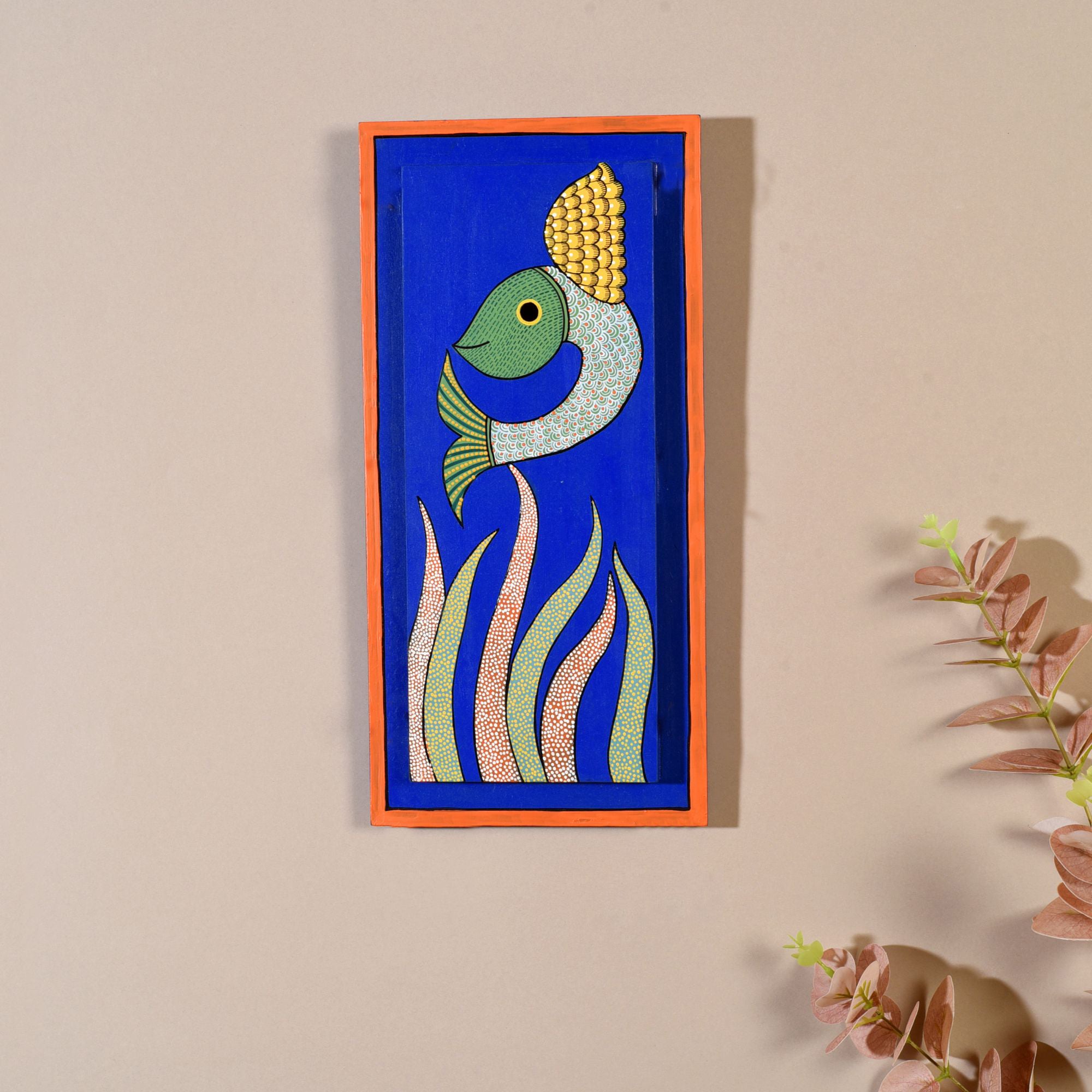 Something's Fishy Handcrafted Wall Decor Panel