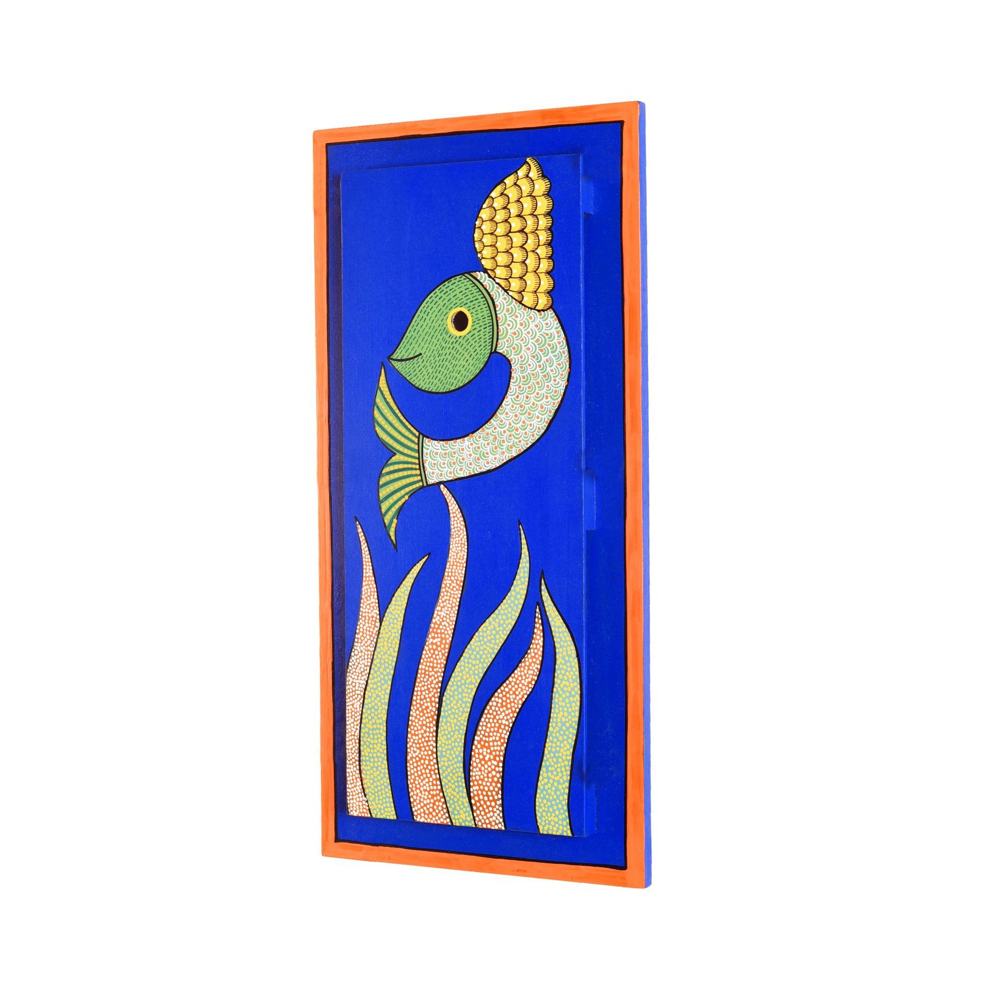 Something's Fishy Handcrafted Wall Decor Panel