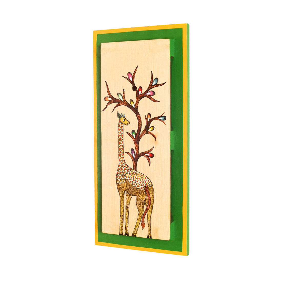 Giraffe Gallore Handcrafted Wall Decor Panel