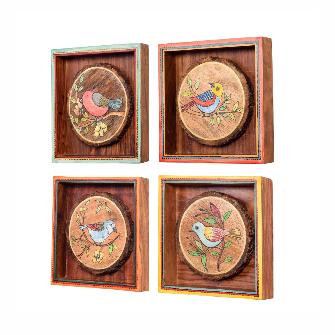 Cleo Wall decor frames with beautiful Birds paintings- So4