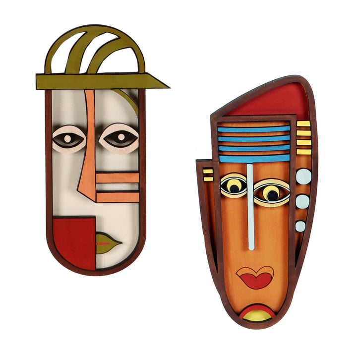 Hunters Wall Decor Mask set of 2