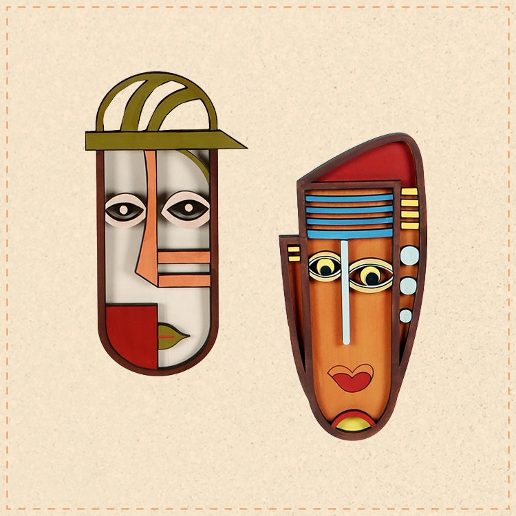 Hunters Wall Decor Mask set of 2