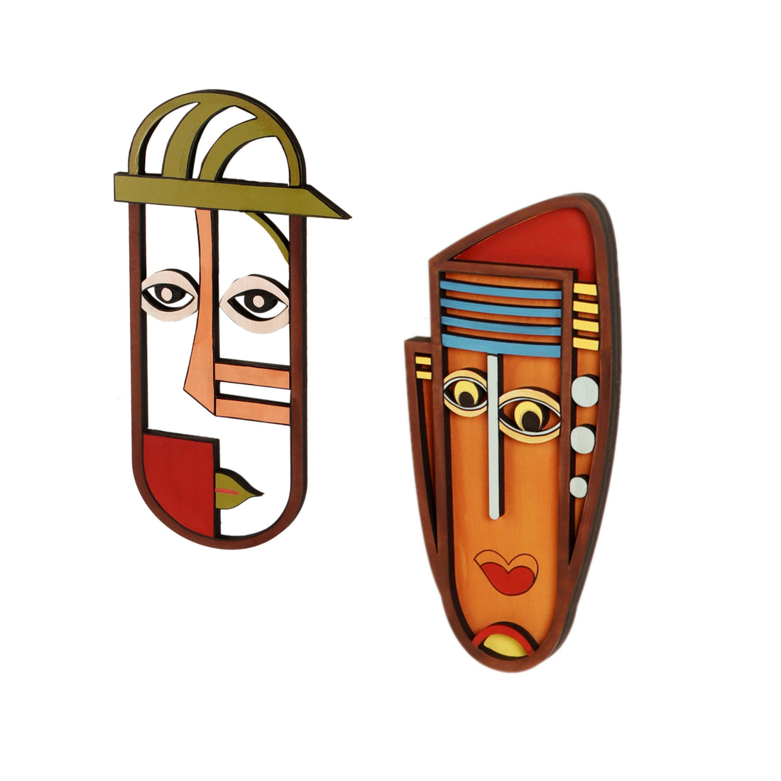 Hunters Wall Decor Mask set of 2