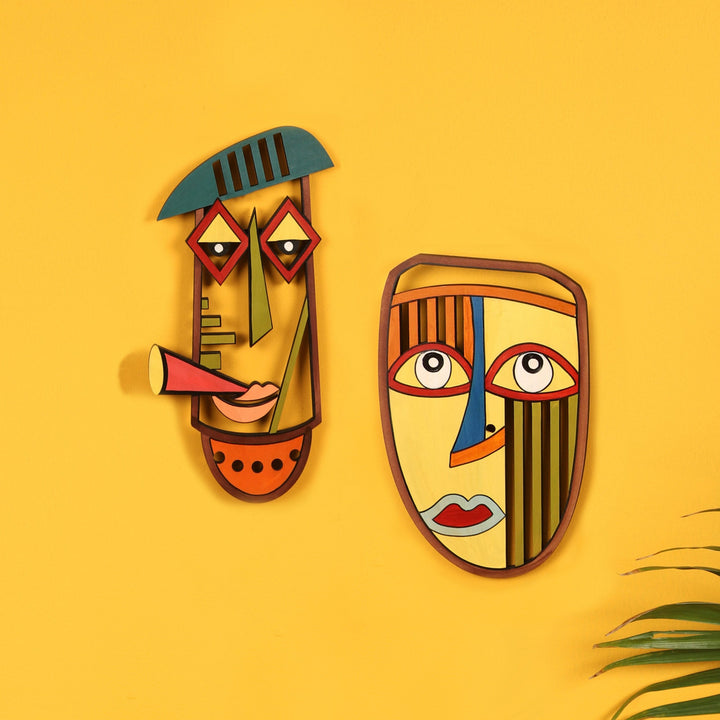 Don & Side-kick Wall Decor Mask set of 2