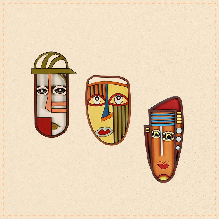 Sahib Bibi Ghulam Wall Decor Mask set of 3