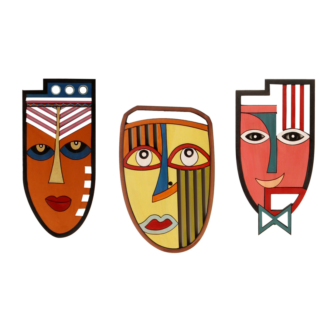 my family Wall Decor Mask set of 3