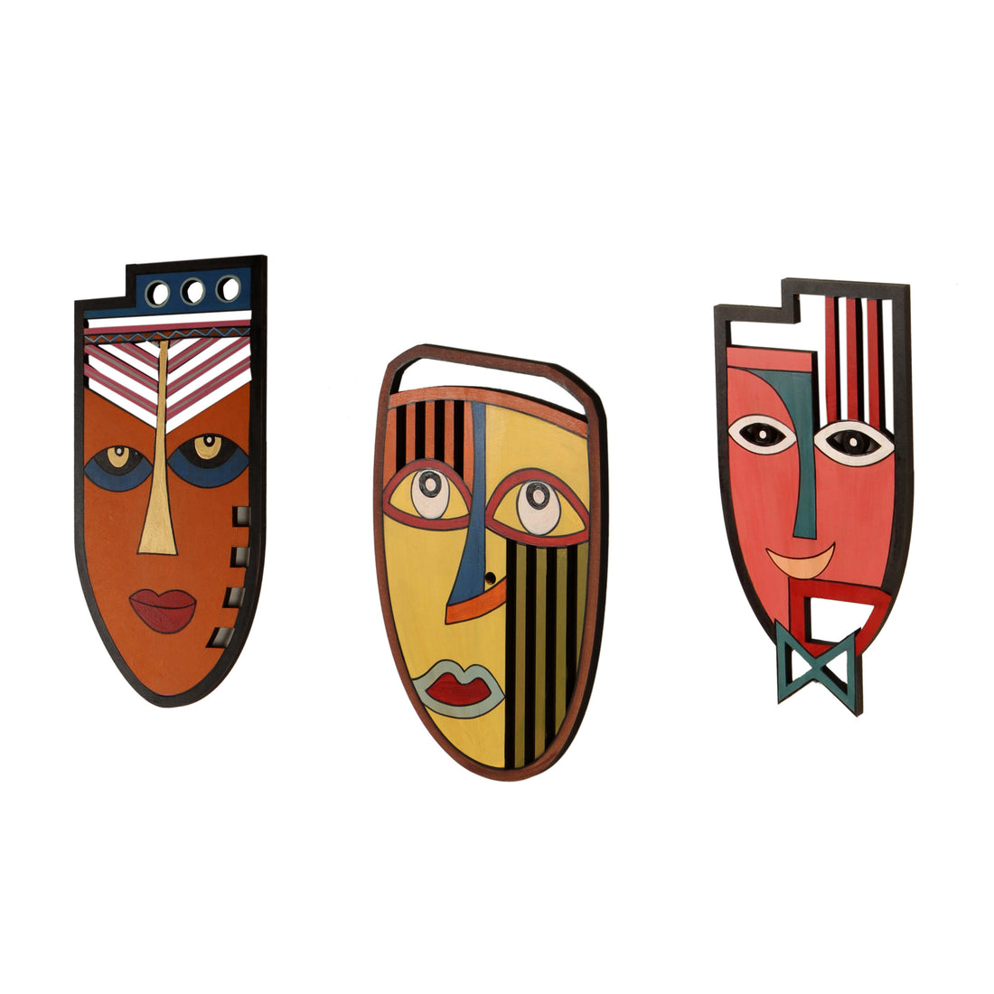 my family Wall Decor Mask set of 3