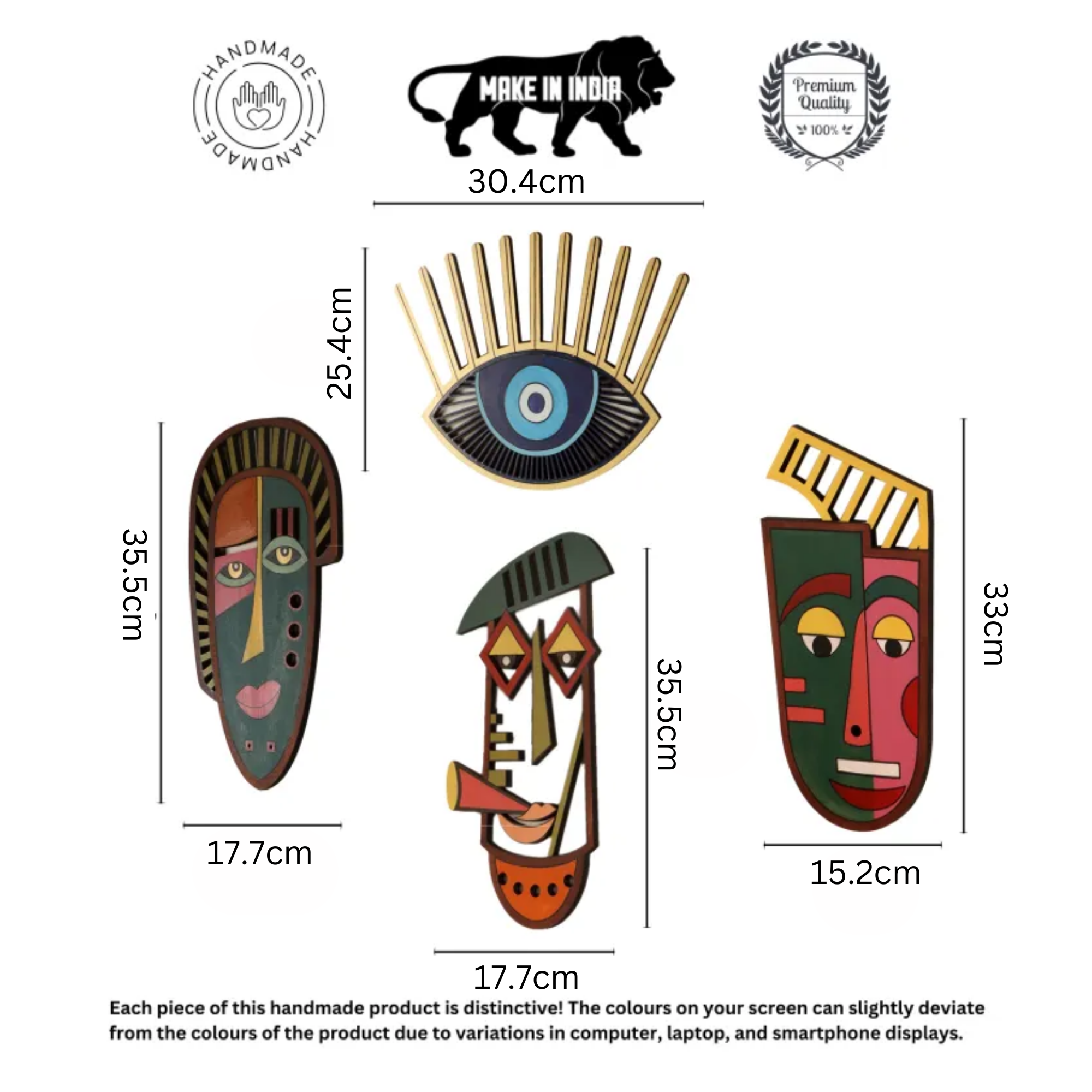 Let's Party Wall Decor Set of 4