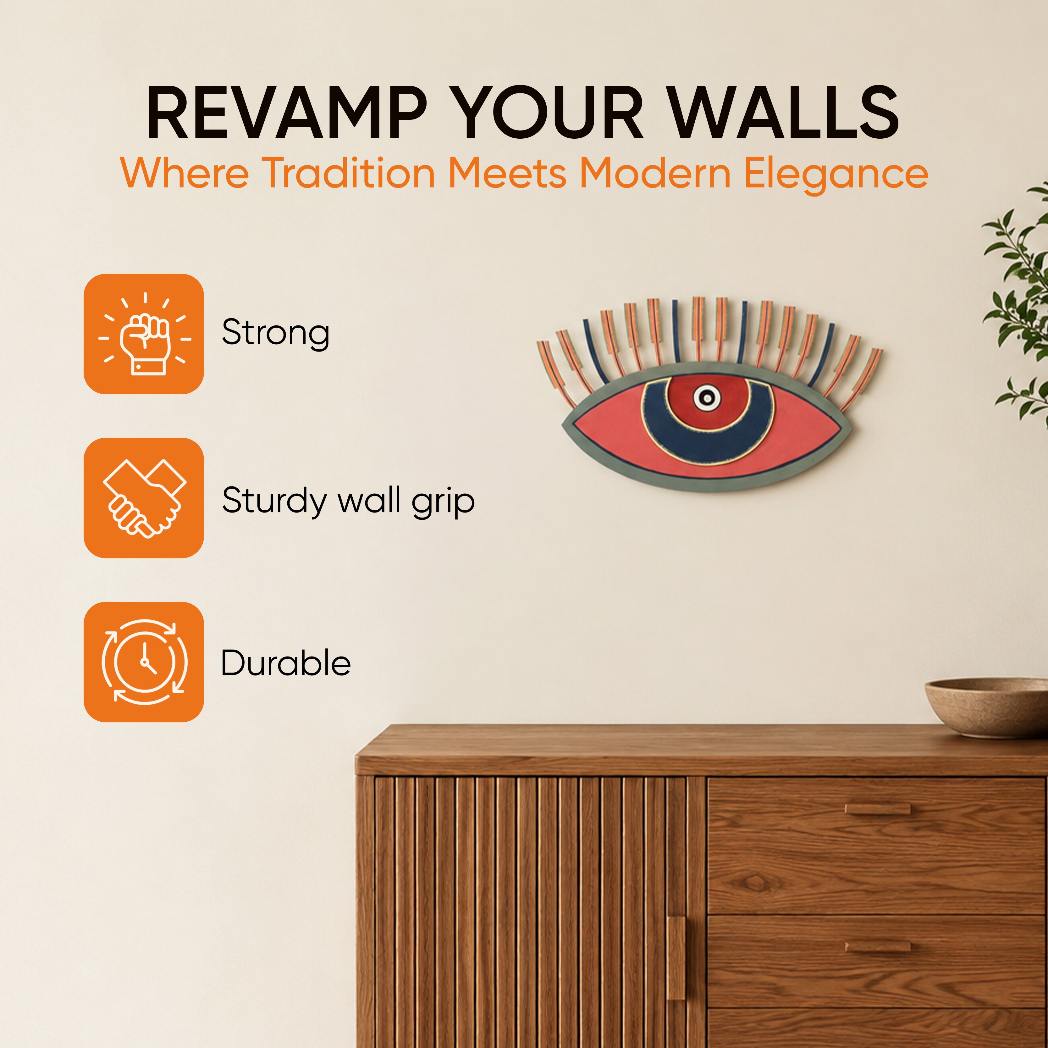 Pianist's Eyes Wall Decor Mask