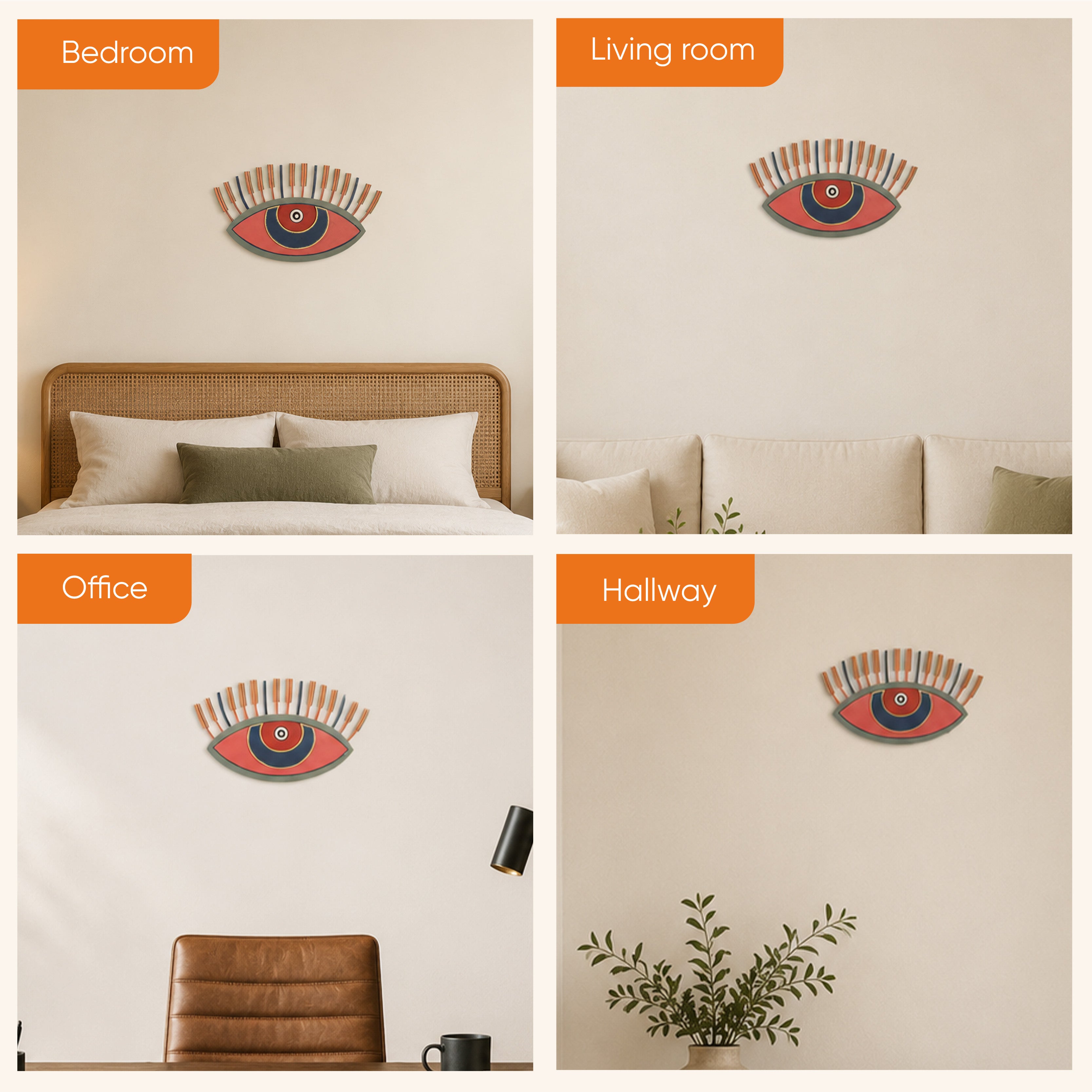 Pianist's Eyes Wall Decor Mask