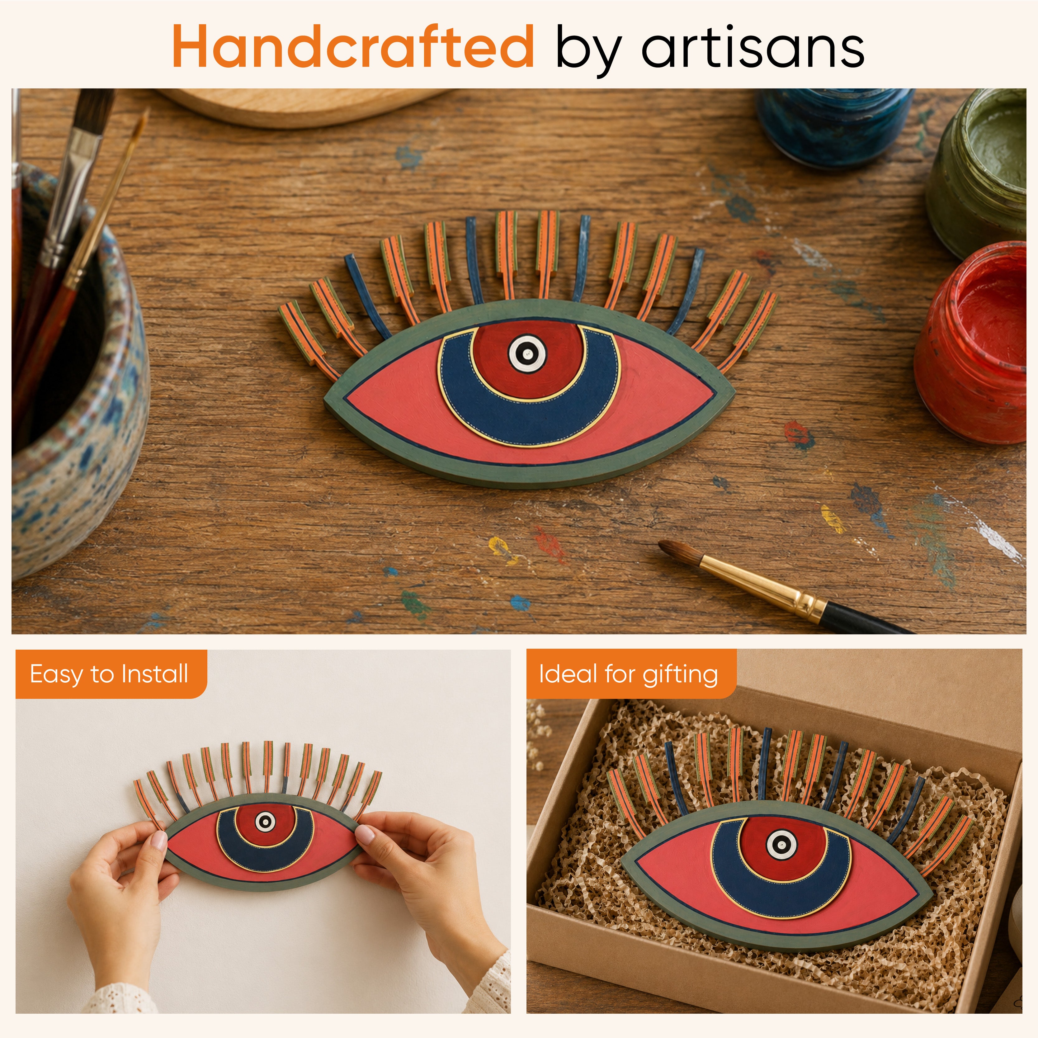 Pianist's Eyes Wall Decor Mask
