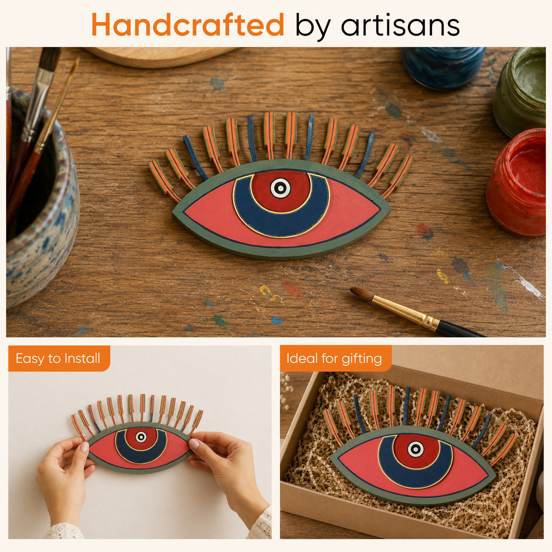 Pianist's Eyes Wall Decor Mask