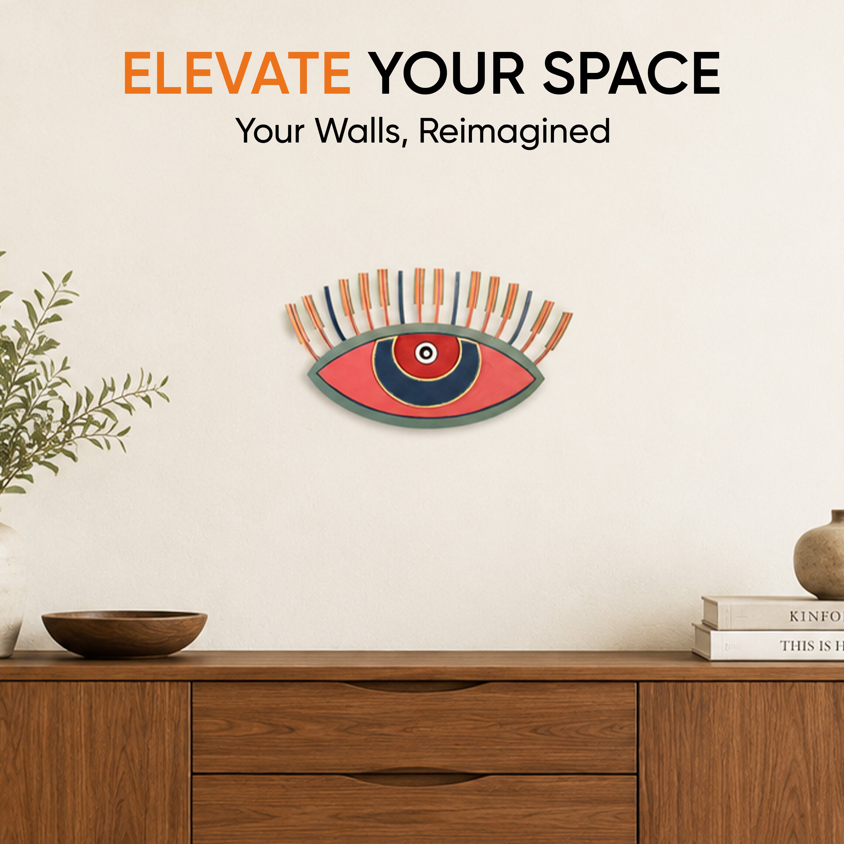 Pianist's Eyes Wall Decor Mask
