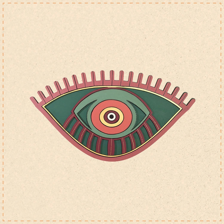 Emerald Eyes Wall Decor Mask