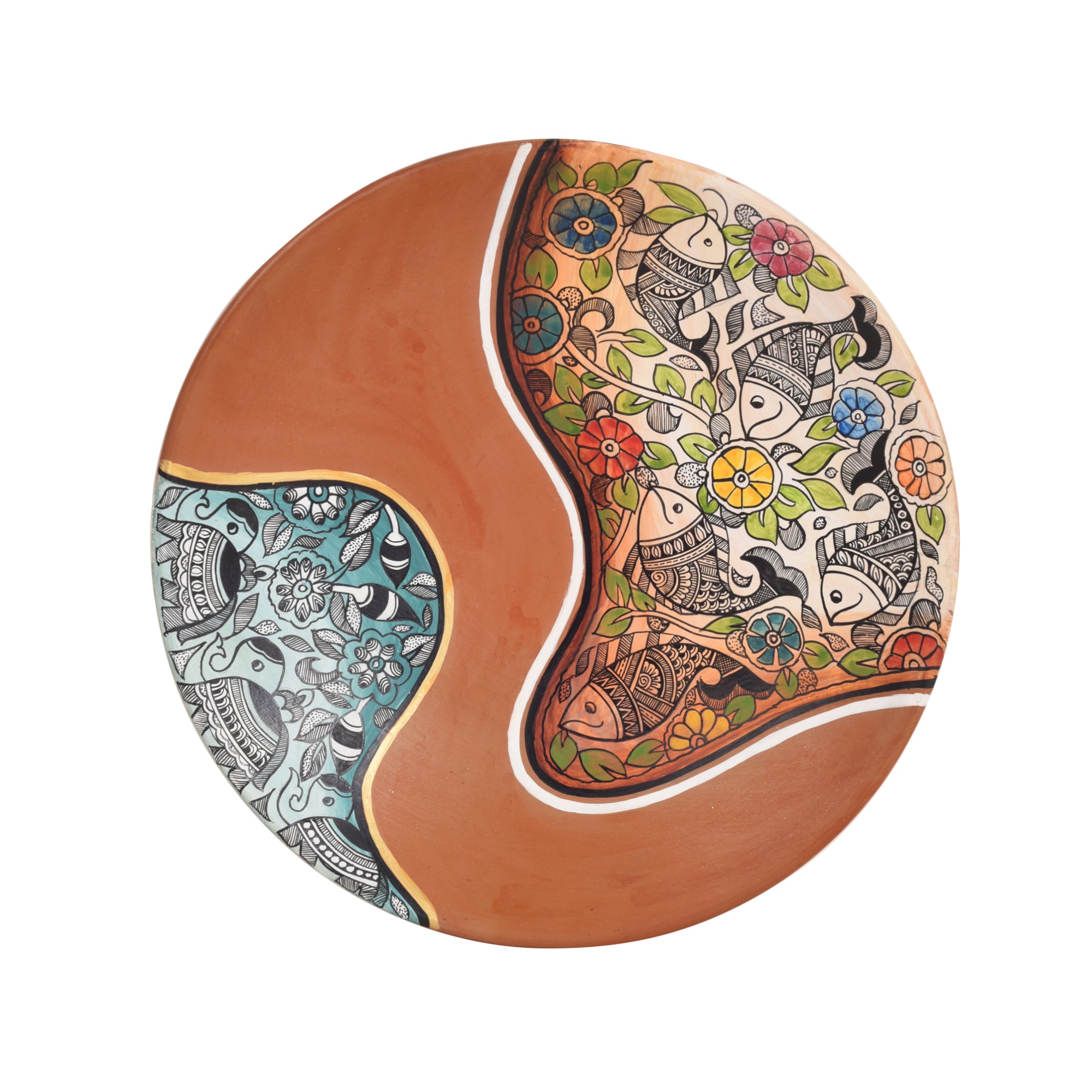 Sunset Serenity Wall Décor Terracotta Plates