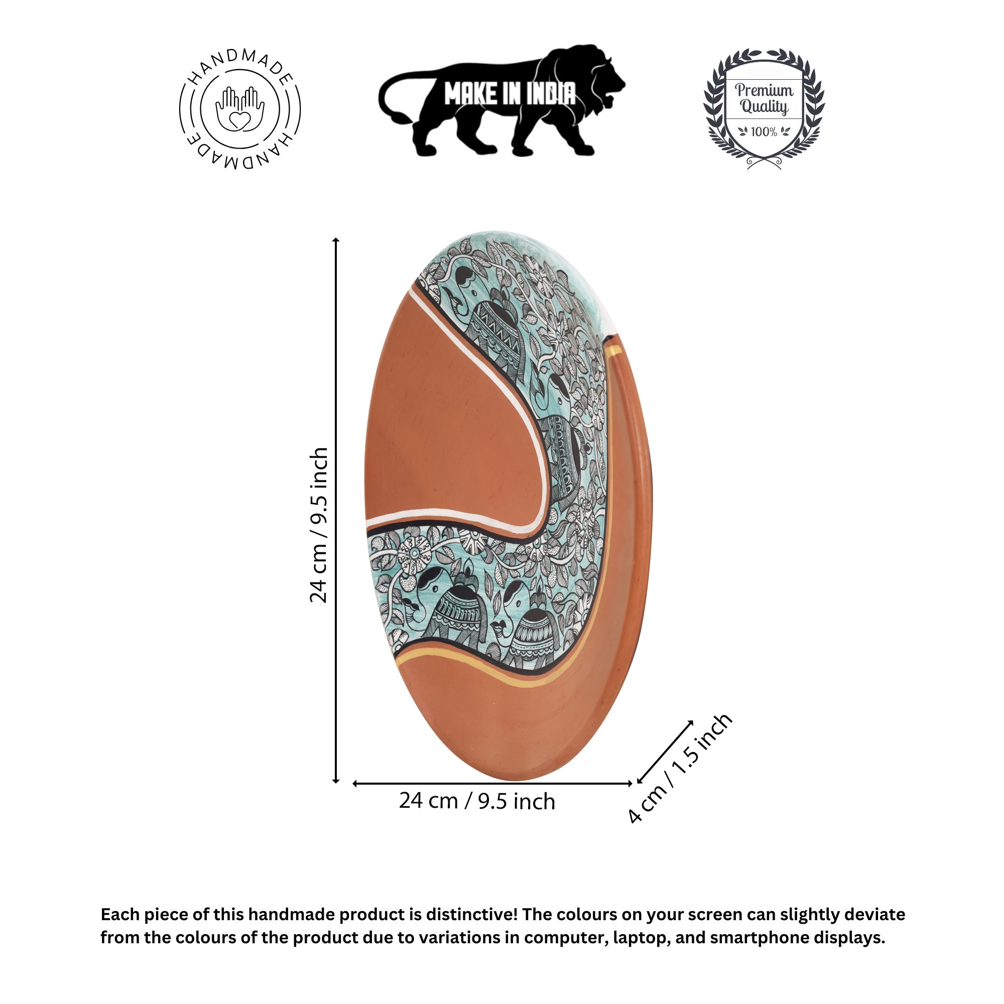 Sunset Serenity Wall Décor Terracotta Plates