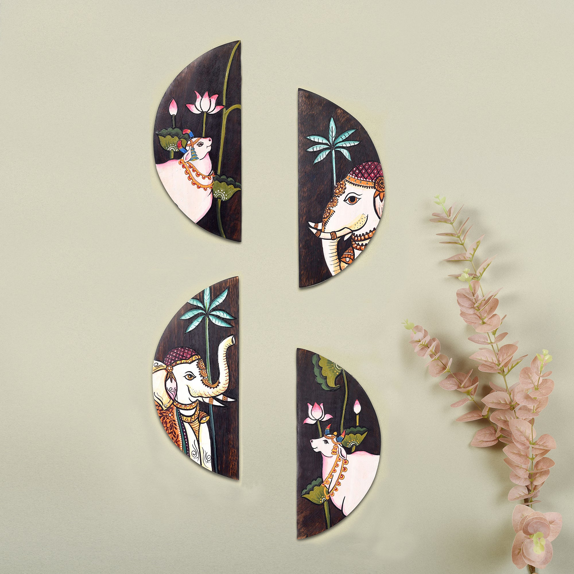 The art of Pichhwai Handpainted Wall Panels