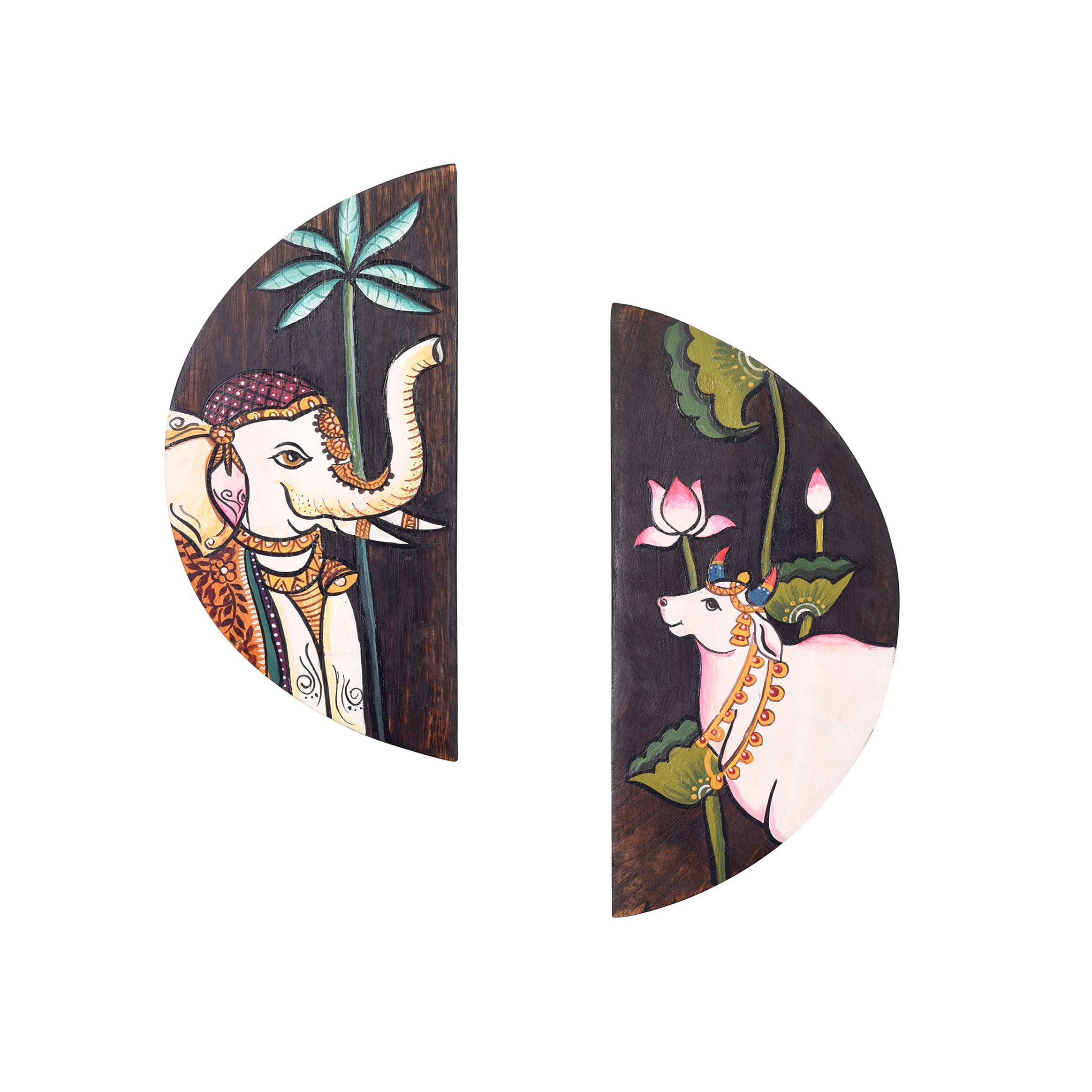 The art of Pichhwai Handpainted Wall Panels