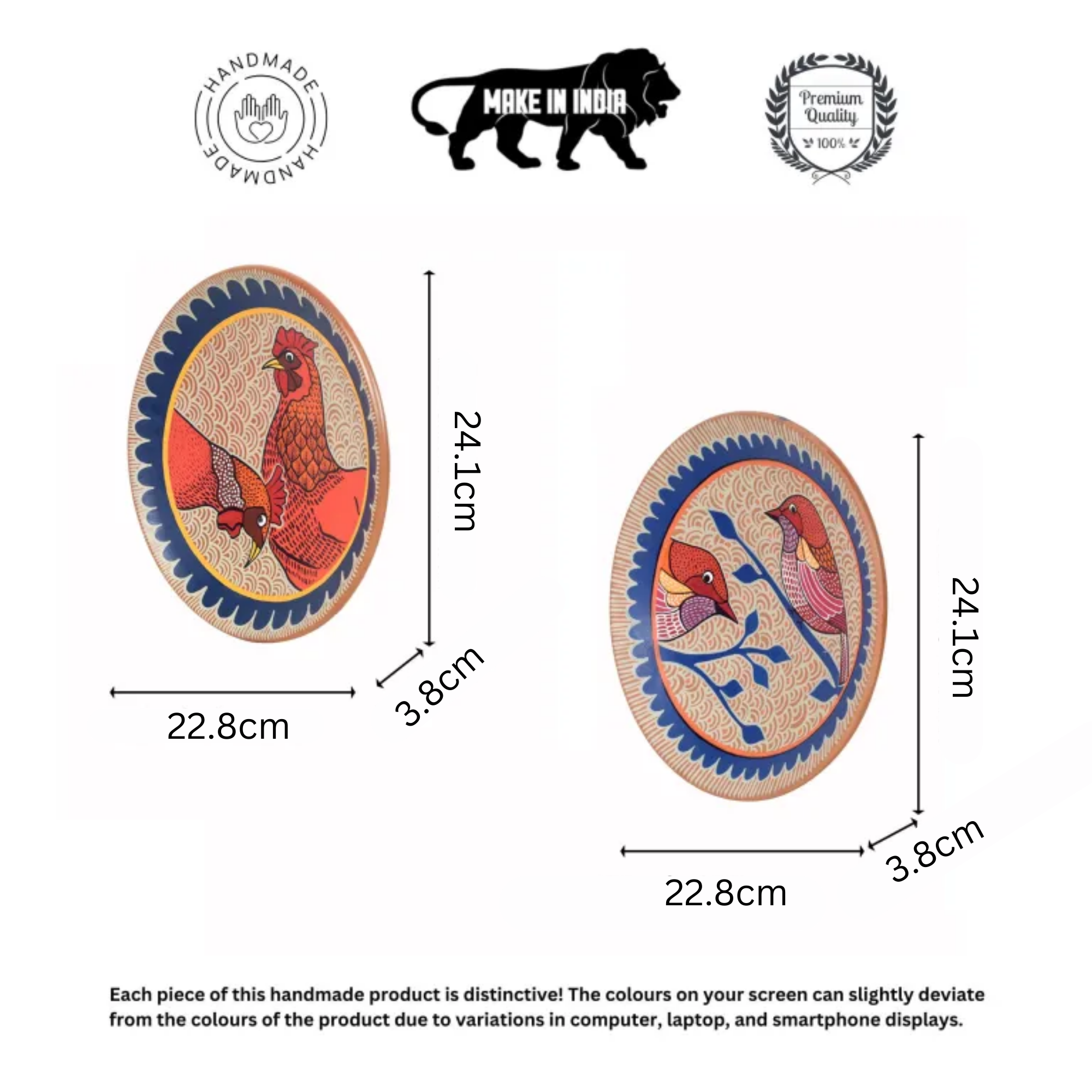 Symphony Serenade S02 Terracotta Wall Décor Plates