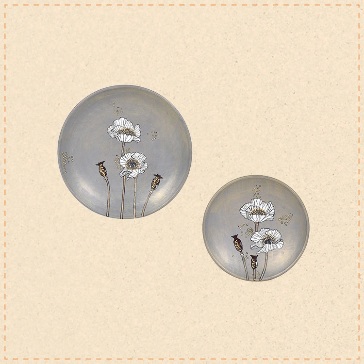 Blossom Impressions S02 Terracotta Wall Décor Plates
