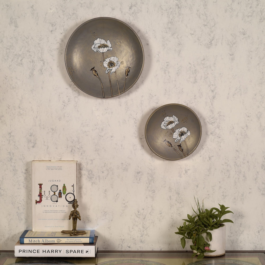 Blossom Impressions S02 Terracotta Wall Décor Plates