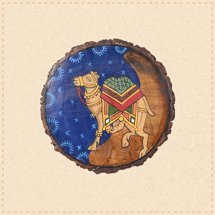 Pichhwai Camel Wall Accent