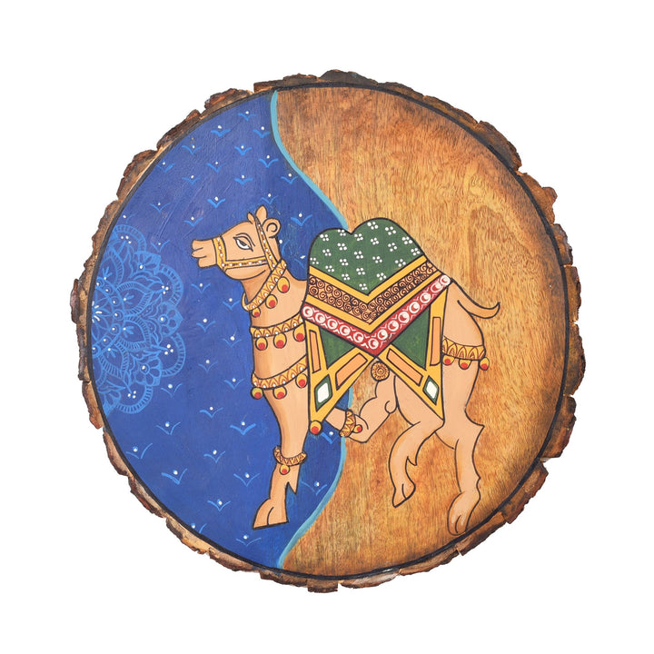 Handpainted Pichhwai Camel Wall Panel I