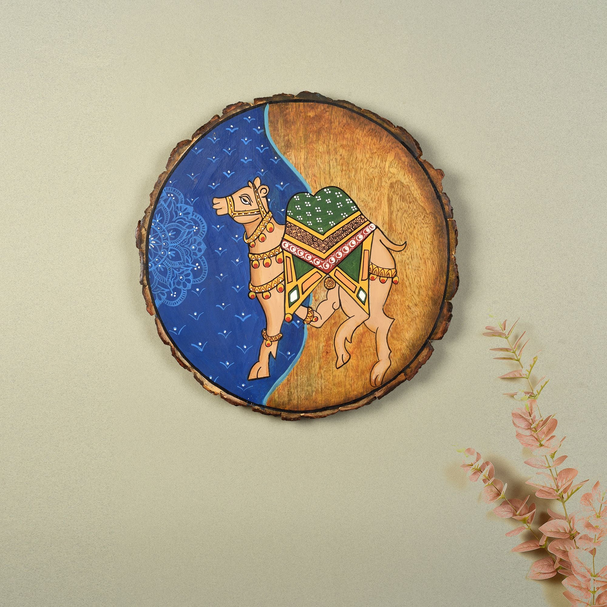 Handpainted Pichhwai Camel Wall Panel I
