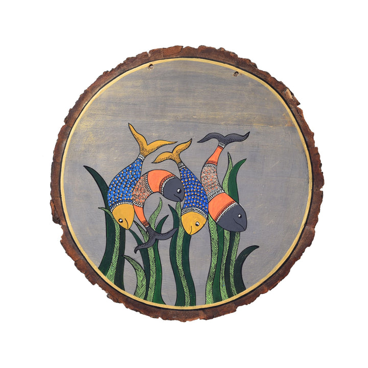 Petal Harmony Handcrafted Wall Plate