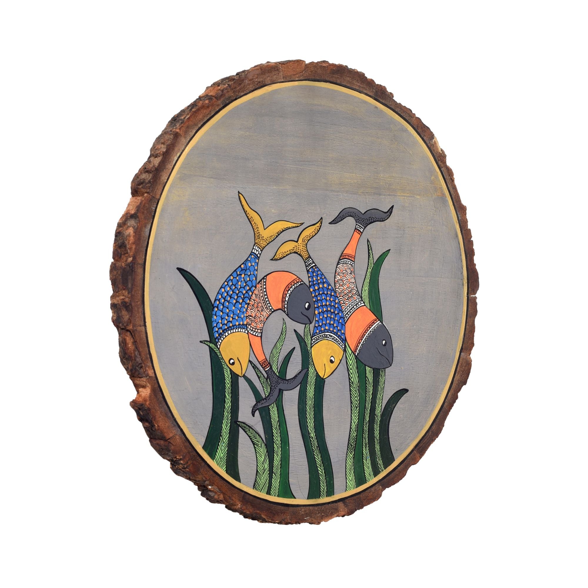 Petal Harmony Handcrafted Wall Plate
