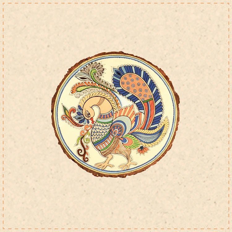 Mayura Wall decor Frame with fine Madhubani artwork