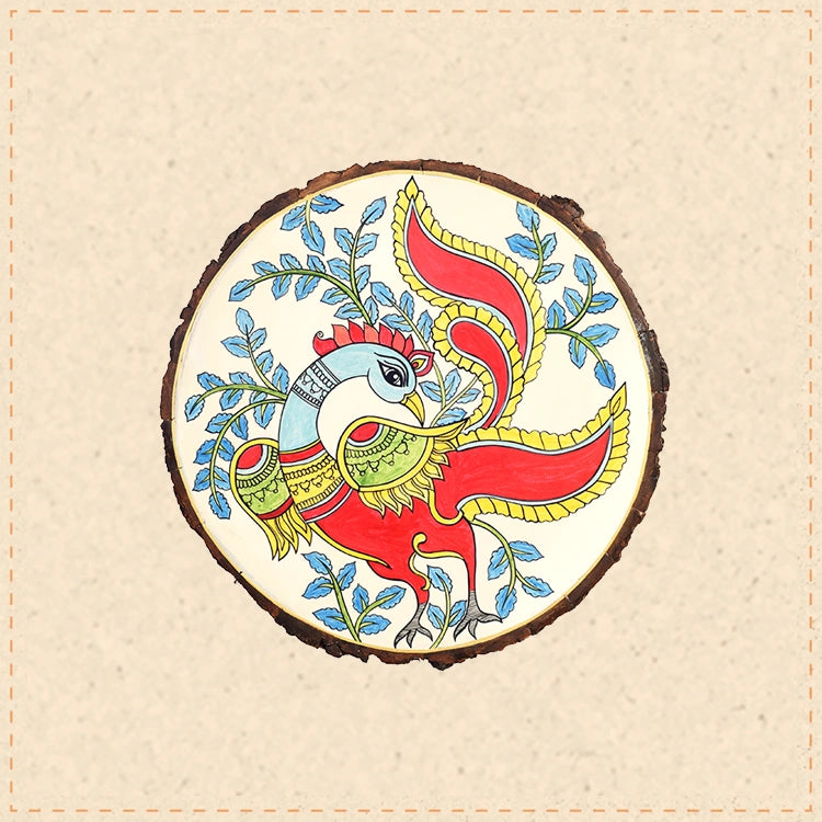 Mayuri Wall Décor Frame with fine Madhubani artwork