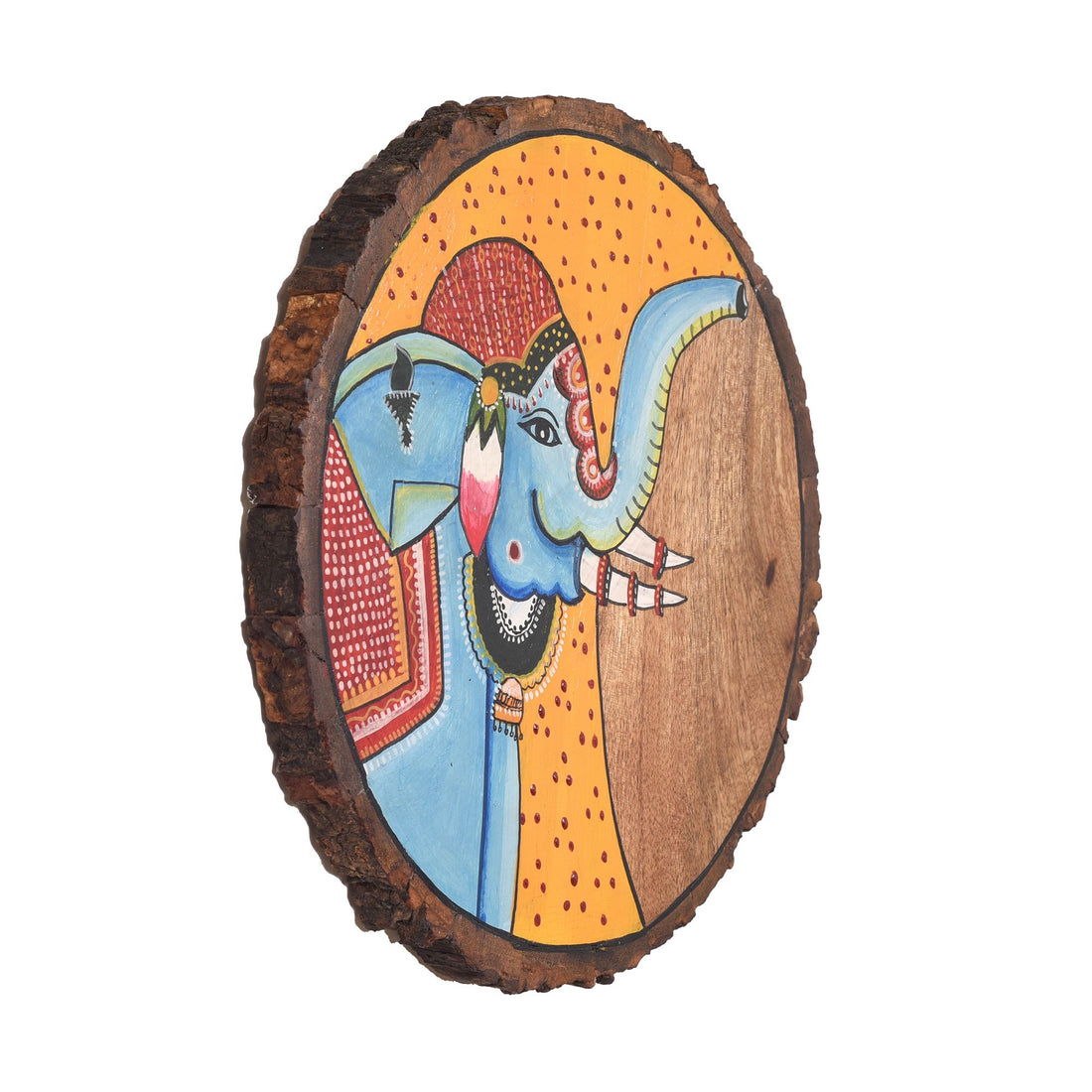 Handpainted Pichhwai Elephant Wall Panel I