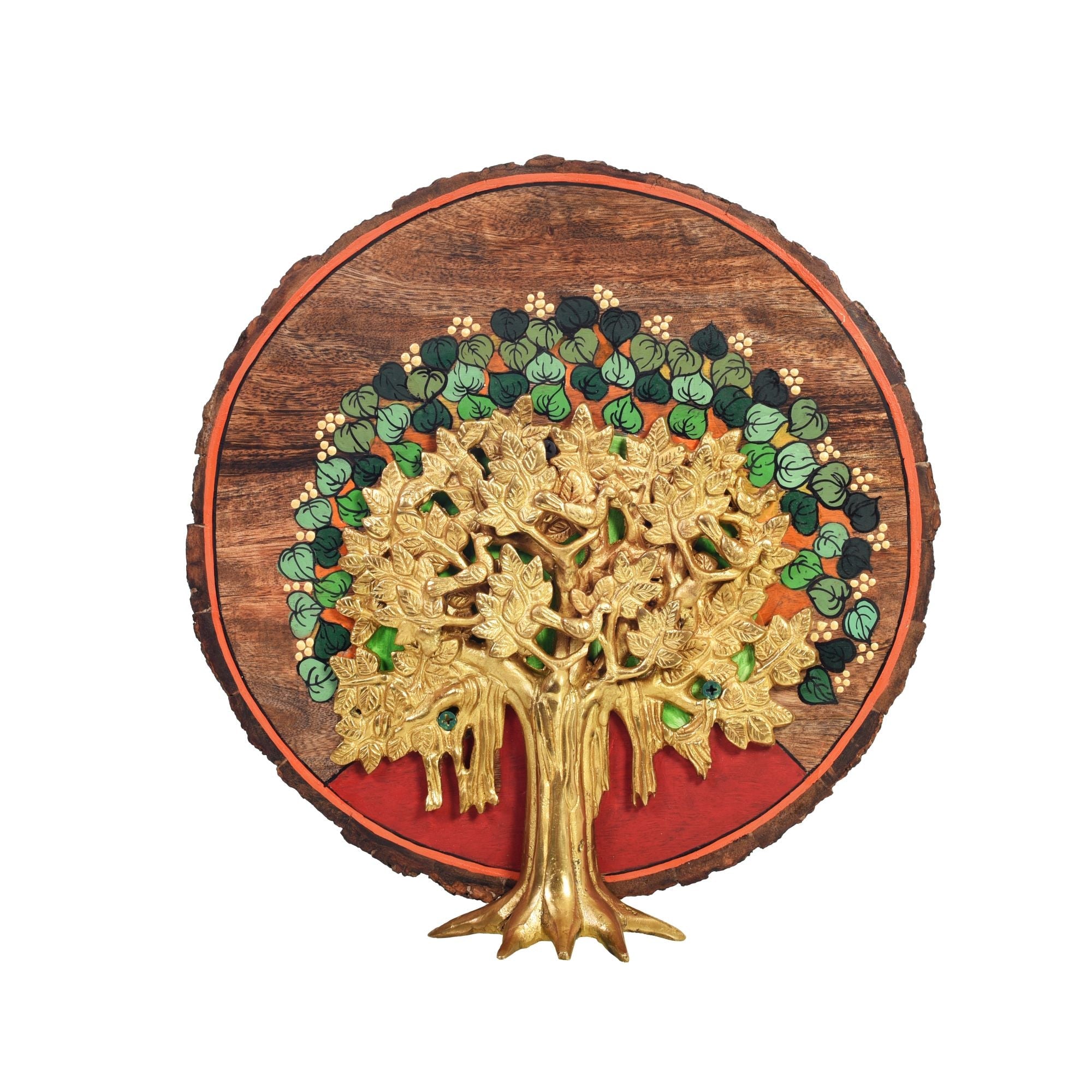 Bodhi Tree Wall Art, Handcrafted Wooden Tree of Enlightenment Decor for Peace, Growth and Spiritual Energy
