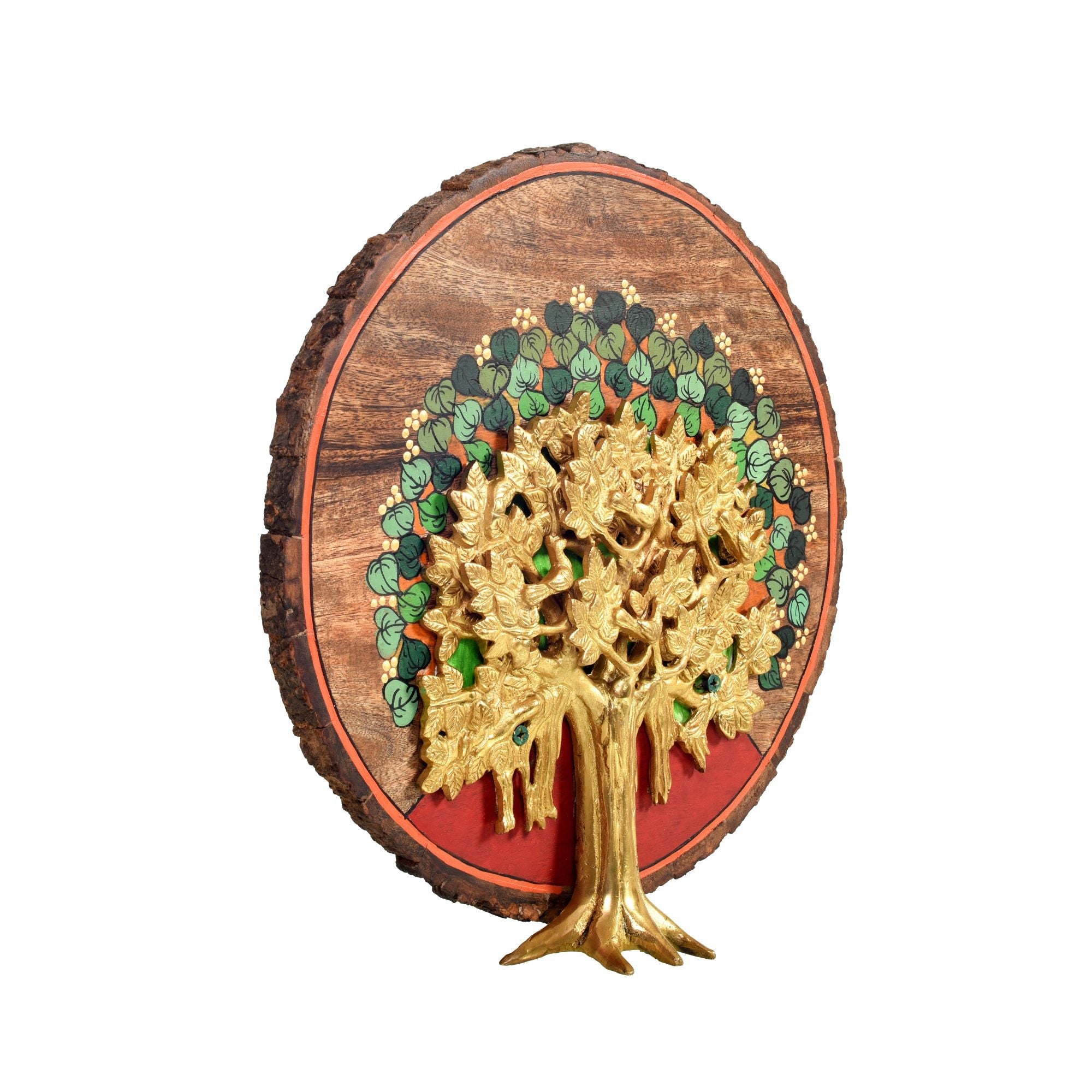 Bodhi Tree Wall Art, Handcrafted Wooden Tree of Enlightenment Decor for Peace, Growth and Spiritual Energy