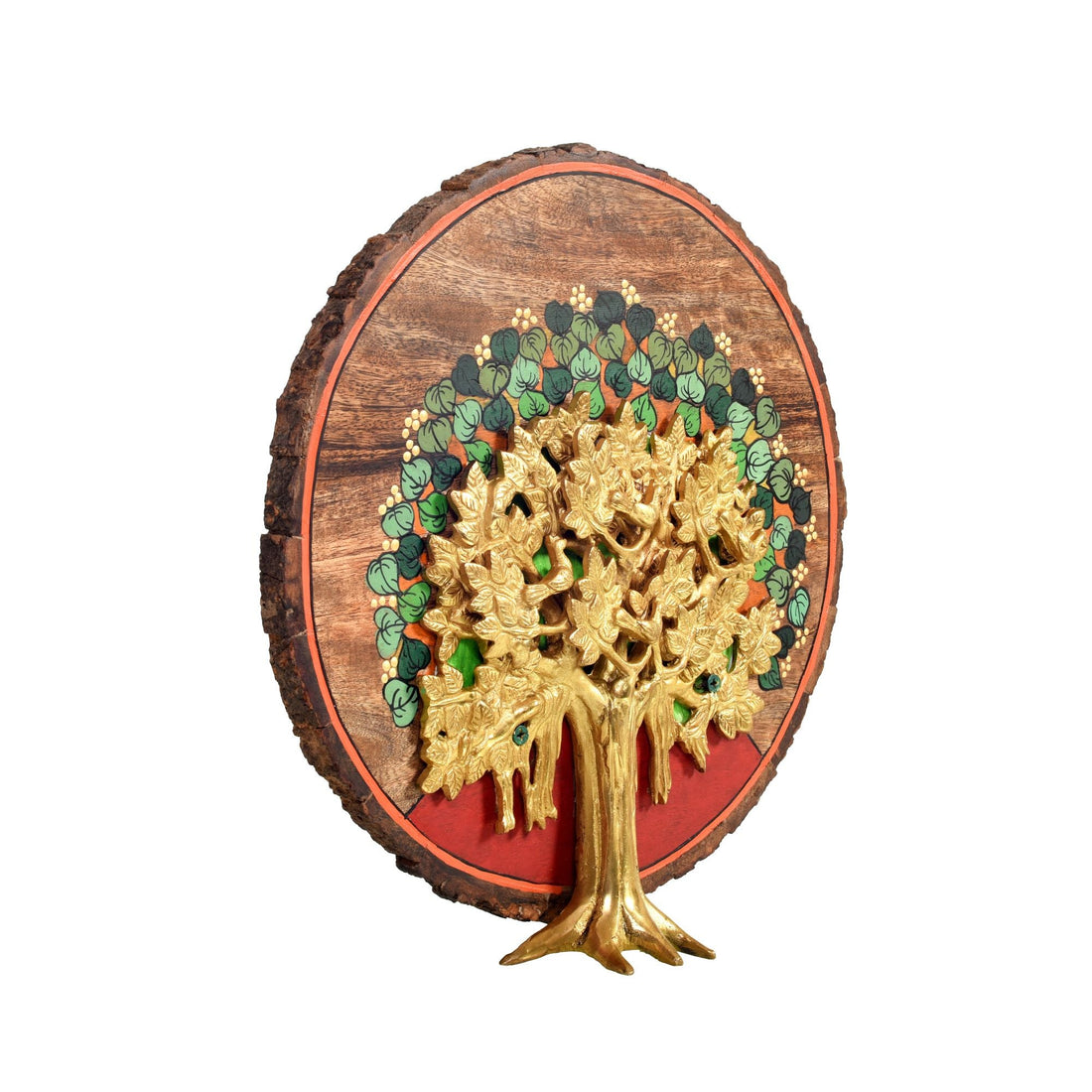 Bodhi Tree Wall Art, Handcrafted Wooden Tree of Enlightenment Decor for Peace, Growth and Spiritual Energy