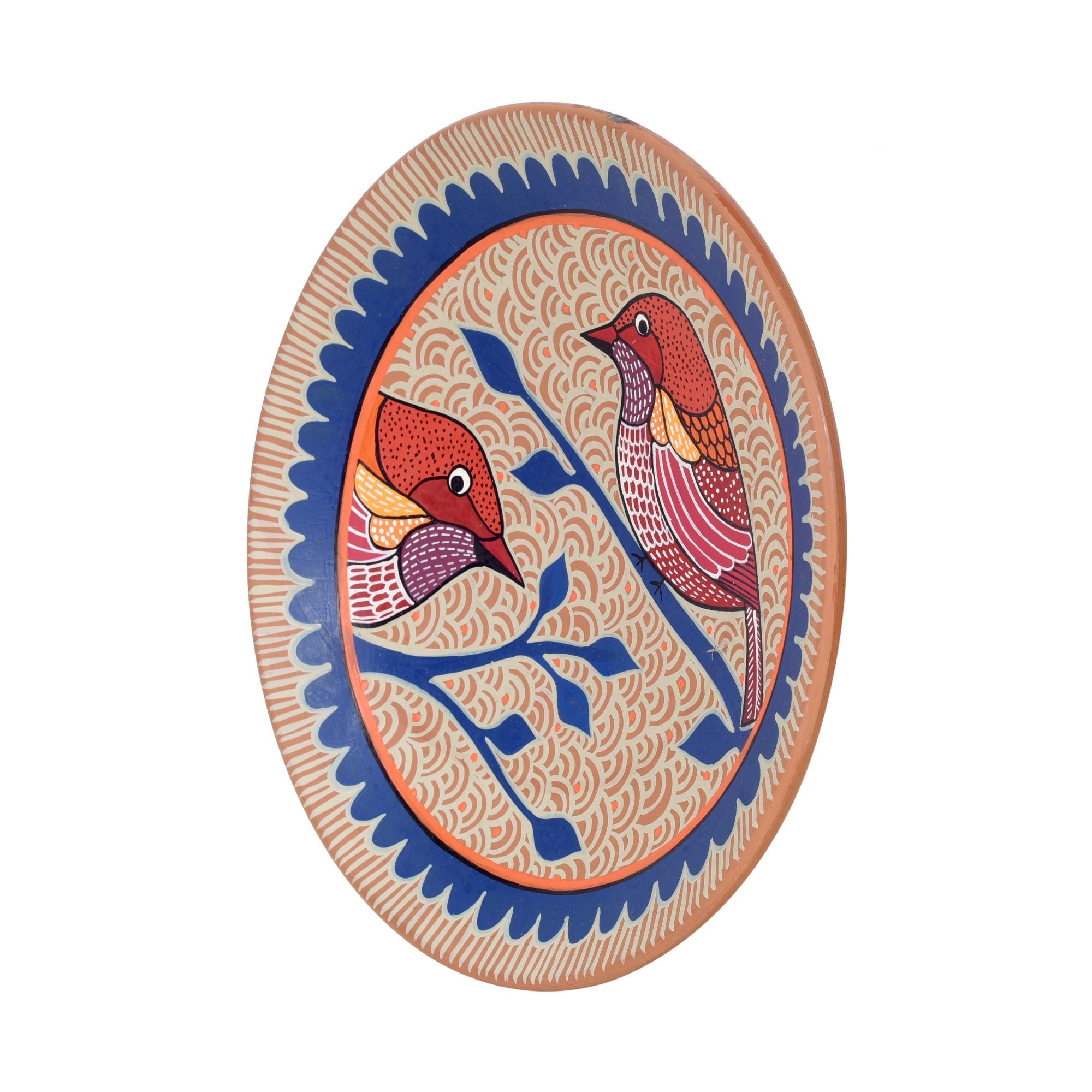 Songbird Sonata Terracotta Wall Décor Plate