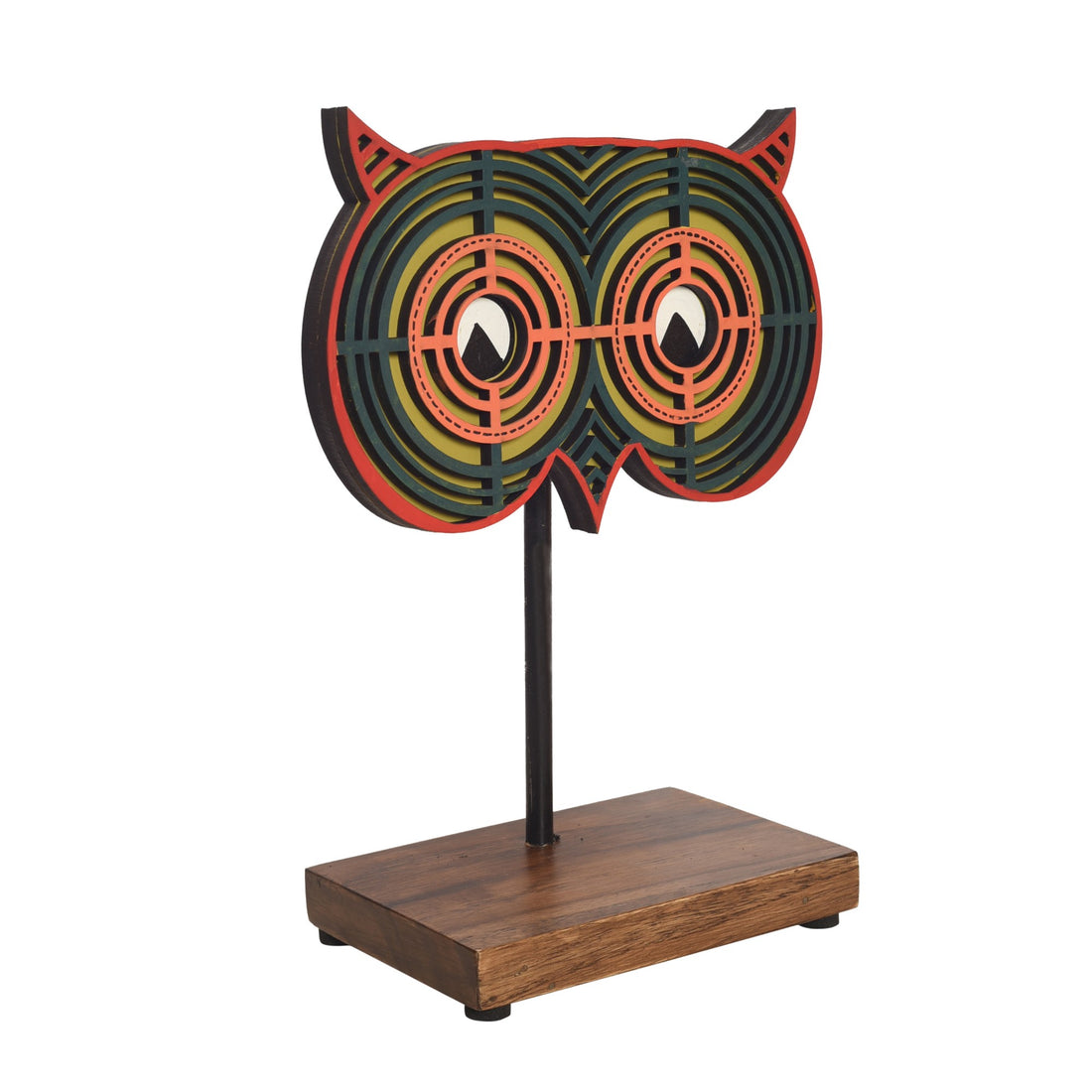 Owl's Eye Table Mask Stand (Green)